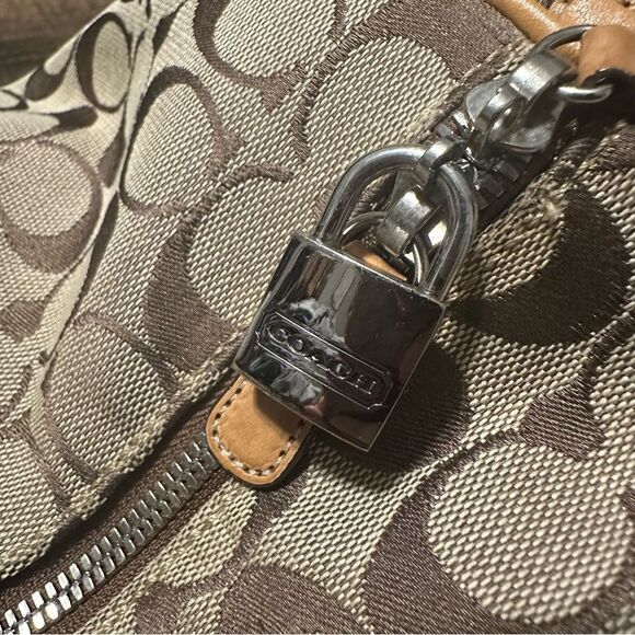 Coach Signature Duffle Travel Bag - Picture 9 of 11